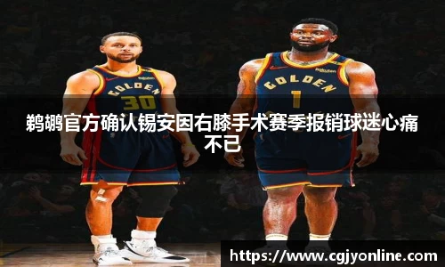 鹈鹕官方确认锡安因右膝手术赛季报销球迷心痛不已